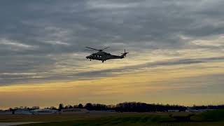 First flight of Boeing MH139 Grey Wolf Helicopter for the US Air Force [upl. by Brade]