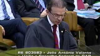 Pleno  STF considera constitucional exame da OAB 27 [upl. by Ecyaj250]