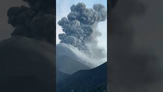 Active Volcano Fuego Filmed by Hikers on Acatenango Camp [upl. by Liatrice761]