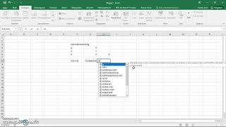 Statistik mit Excel Normalverteilung [upl. by Asertal]