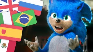 Sonic the Hedgehog Trailer 2019 In 6 Languages [upl. by Boyse]