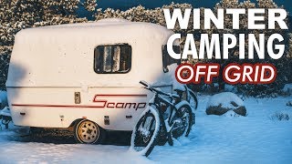 Winter Plans FullTime OffGrid Camping  13ft Scamp Trailer [upl. by Iclek]