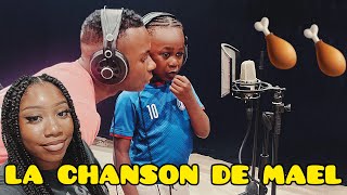 VLOG  MAEL ENREGISTRE SA PREMIÈRE CHANSON AU STUDIO regardez [upl. by Greenman]