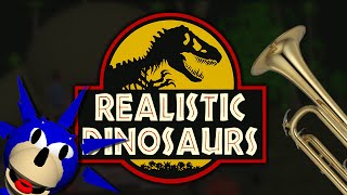 Jurassic Park  Realistic Dinosaurs Remake Melodica Cover [upl. by Yttam]