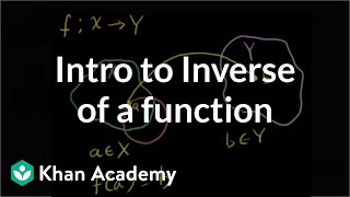 Introduction to the inverse of a function  Matrix transformations  Linear Algebra  Khan Academy [upl. by Imar480]