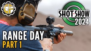 SHOT Show 2024 Range Day Part 1 [upl. by Shayla]