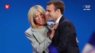 Unusual love story between French presidential front runner Macron and his wife [upl. by Nrol]