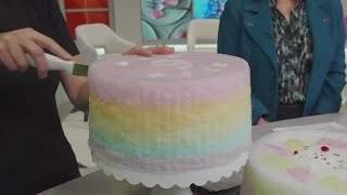 Waconia business crafts cotton candy cakes [upl. by Cookie]