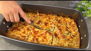 Ich reibe einfach Zucchini und Kartoffeln und backe sie im Ofen Das perfekte ZucchiniRezept [upl. by Koziarz]