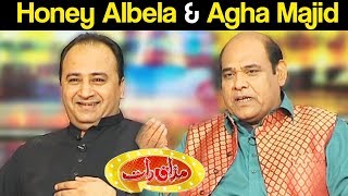 Honey Albela amp Agha Majid  Mazaaq Raat 3 October 2017  مذاق رات  Dunya News [upl. by Bashee]