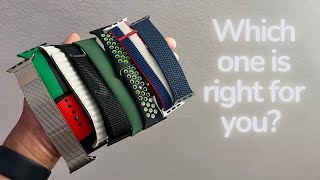 Reviewing EVERY Apple Watch band  Which one is right for you [upl. by Jonina243]