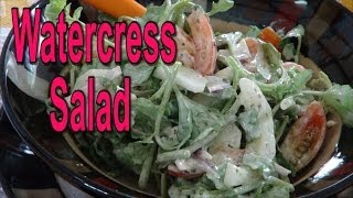 Watercress Salad with Parmesan Peppercorn Dressing [upl. by Hammel859]