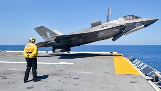 US F35 Showing Its Insane Capability During Vertical TakeOff [upl. by Nedah]