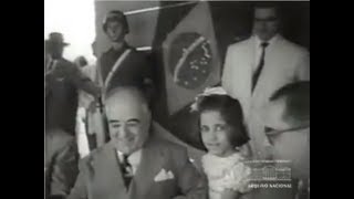 Presidente Getúlio Vargas em Nova Iguaçu RJ 1951 [upl. by Nocaj]