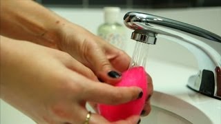 How To Use a Beautyblender Sponge  Beauty How To [upl. by Lebiram387]