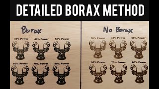 Borax Method Laser Engraving  How To Full Tutorial [upl. by Dorlisa]