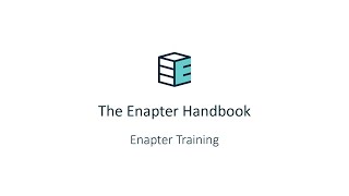 Enapter Training  The Enapter Handbook July 2022 [upl. by Suoilenroc]