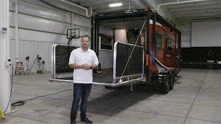 2018 Livin’ Lite QuickSilver 7x20HJ Toy Hauler Exterior Features [upl. by Eilrahc]