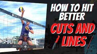 Volleyball Tips  SECRETS to Hitting Better High Lines and Cut Shots [upl. by Dafodil95]