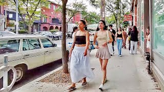 Busy Summer Evening Along Ossington Avenue  Toronto Walk  July 2024 [upl. by Ennail]