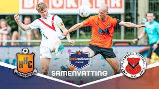 SPIJKERHARDE tackle in blessuretijd 🟥  HHC vs AFC  Samenvatting Betnation Divisie 2324 [upl. by Spenser646]