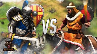 1v1 Four Lakes  Byzantines vs Huns  vs Sebastian [upl. by Alyk]