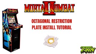 Arcade1up tutorial how to install octagonal restriction gate on MK2 Deluxe [upl. by Trilbee]