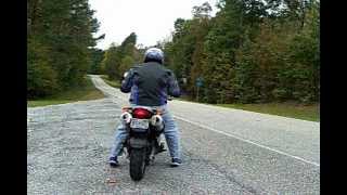 2002 BMW F650GS Stock Exhaust Test [upl. by Ilamad]