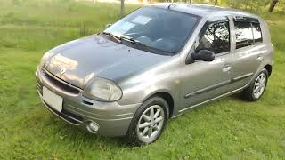 Clio 2000 4Pts Motor 16 Ar Cond Dir Pneus 0KM Som Trio ONovo de SP 21990 TrocoPasso Cartão 18X [upl. by Donough642]