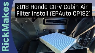 2018 Honda CRV Cabin Air Filter Install EPAuto CP182 [upl. by Kappel]