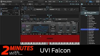 UVI Falcon VSTAU plugin in action [upl. by Leirej121]