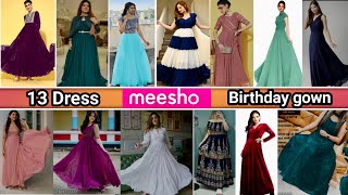 Huge Meesho party wear gown haul ✨💝 Birthday outfit 👗 300 Rs😱  Tryon Haul  Honest Review [upl. by Daniels]