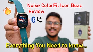 Budget watch with Bluetooth Calling from Noise ColorFit Icon Buzz Review 🔥 [upl. by Kimbell]