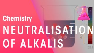 Neutralisation of Alkalis  Acids Bases amp Alkalis  Chemistry  FuseSchool [upl. by Correy]