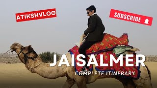 Ultimate Jaisalmer Travel Itinerary  Jaisalmer Tourist Places  Unique things to do in Jaisalmer✈️🐪 [upl. by Artemisa]