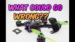 THINGS ENDED BADLY Eachine Wizard X220S review  flight [upl. by Ijok800]