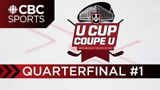 U SPORTS Mens Hockey National Championship Quarterfinal 1  Brock vs UNB  CBC Sports [upl. by Lorelle]