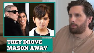 Scott Disick BLAMES Kourtney and Travis for causing Mason to leave their house [upl. by Eanaj949]