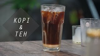 Cara Membuat Kopi Teh Yuanyang Hongkong Style Coffee with Tea Minuman Kopi [upl. by Auqkinahs662]