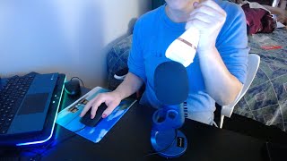 asmr Rolling my Foot Exfoliator On Over My Padded Microphone for INTENSE TINGLES [upl. by Cirred]