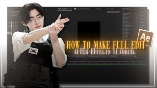 how to make a full simple edit  after effects [upl. by Ecnahs]