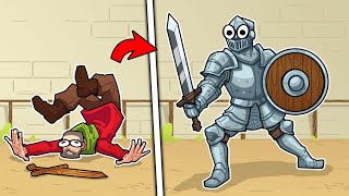 This is Totally Accurate Knight Simulator where peasants become knights or die  Half Sword [upl. by Airrat]