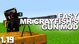 How to Install MrCrayFishs Gun Mod for Minecraft 119 [upl. by Leunammi]