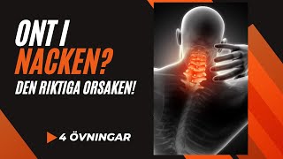 ONT I NACKEN  NACKSPÄRR  ÖVNINGAR SOM HJÄLPER [upl. by Anilos]