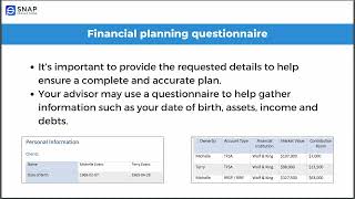 What does it mean to work with an Advisor who uses Snap Projections financial planning software [upl. by Blaze]