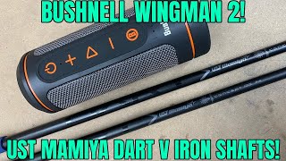 UST Mamiya Dart V Iron Shaft Review Bushnell Wingman 2  Club Junkie [upl. by Lexy]