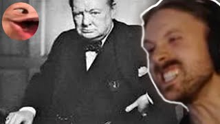 Forsen Reacts  Winston S Churchill We Shall Fight on the Beaches [upl. by Randolph]