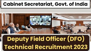 cabinet secretariat recruitment 2023 apply Process Tamil [upl. by Inglis]