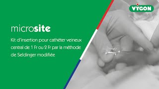 VYGON – MICROSITE Introducteur Technique Seldinger Modifiée pour cathéters centraux de néonatalogie [upl. by Blackman]