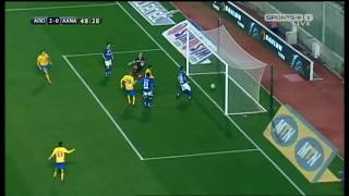 Riise Voley Goal Against Ethnikos Achna 7215 [upl. by Akenihs727]